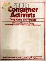 CONSUMER ACTIVISTS 1982 PDF电子版封面