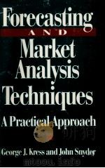 FORECASTING AND MARKET ANALYSIS TECHNIQUES:A PRACTICAL APPROACH（1994 PDF版）