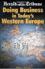 DOING BUSINESS IN TODAY'S WESTERN EUROPE（1993 PDF版）