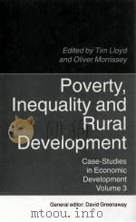POVERTY INEQUALITY AND RURAL DEVELOPMENT:CASE-STUDIES IN ECONOMIC DEVELOPMENT VOLUME 3（1993 PDF版）