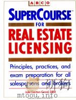 SUPERCOURSE FOR REAL ESTATE LICENSING（1990 PDF版）
