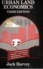URBAN LAND ECONOMICS:THIRD EDITION 1981 PDF电子版封面 0333573218 JACK HARVEY