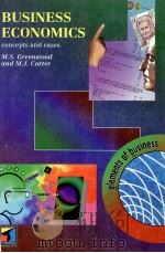 BUSINESS ECONOMICS CONCEPTS AND CASES 1997 PDF电子版封面 1861520484