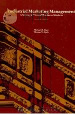 INDUSTRIAL MARKETING MANAGEMENT:A STRATEGIC VIEW OF BUSINESS MARKETS:SECOND EDITION 1984 PDF电子版封面 0030693071