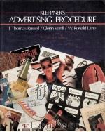 KELEPPNER'S ADVERTISING PROCEDURE:TENTH EDITION 1988 PDF电子版封面 0135164516