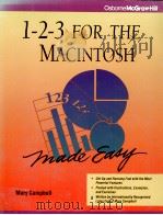 1-2-3 FOR THE MACINTOSH MADE EASY 1992 PDF电子版封面 0078817749