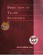 DIRECTION OF TRADE STATISTICS（1992 PDF版）