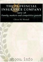 THE PROVINCIAL INSURANCE COMPANY 1992 PDF电子版封面 0719036372