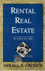 TAX GUIDE 401 RENTAL REAL ESTATE 1993 PDF电子版封面 0944817130
