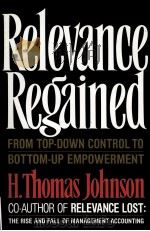 RELEVANCE REGAINED 1992 PDF电子版封面 0029165555