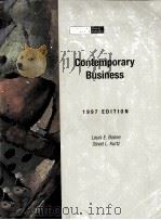 CONTEMPORARY BUSINESS 1997 EDITION 1997 PDF电子版封面 0030447291 LOUIS E.BOONE