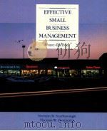 EFFECTIVE SMALL BUSINESS MANAGEMENT 1991 PDF电子版封面 0675212820
