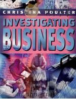 INVESTIGATING BUSINESS 1996 PDF电子版封面 0333664884