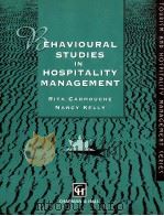BEHAVIOURAL STUDIES IN HOSPITALITY MANAGEMENT 1995 PDF电子版封面 0412608502