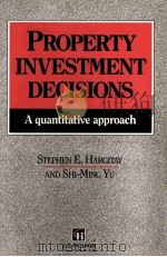 PROPERTY INVESTMENT DECISIONS A QUANTITATIVE APPROACH（1993 PDF版）