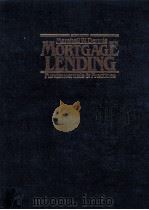 MORTGAGE LENDING FUNDAMENTALS AND PRACTICES 1983 PDF电子版封面 0835946533
