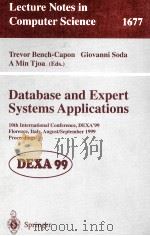 DATABASE AND EXPERT SYSTEMS APPLICATIONS（ PDF版）