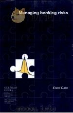 MANAGING BANKING RISKS 1997 PDF电子版封面 1855732068