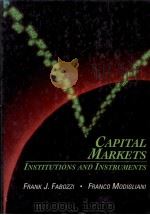 CAPITAL MARKETS:INSTITUTIONS AND INSTRUMENTS（1992 PDF版）