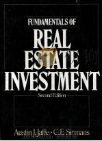 FUNDAMENTALS OF REAL ESTATE INVESTMENT SECOND EDITION 1989 PDF电子版封面 0133434761