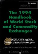 THE 1994 HANDBOOK OF WORLD STOCK AND COMMODITY EXCHANGES 1994 PDF电子版封面 9780631193388 JACK SANDNER