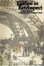 EUROPE IN RETROSPECT A BRIEF HISTORY OF THE PAST TWO HUNDERD YEARS（1979 PDF版）
