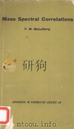 MASS SPECTRAL CORRELATIONS（1963 PDF版）