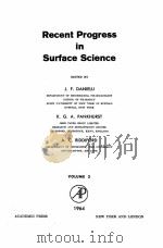 RECENT PROGRESS IN SURFACE SCIENCE（1964 PDF版）
