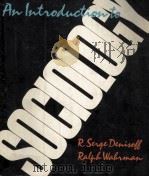 AN INTRODUCTION TO SOCIOLOGY 1975 PDF电子版封面 0023283203