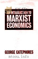 AN INTRODUCTION TO MARXIST ECONOMICS（1989 PDF版）