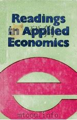 READINGS IN APPLIED ECONOMICS 1977 PDF电子版封面 H.M.MATHUR