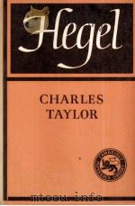 HEGEL CHARLES TAYLOR 1983 PDF电子版封面 0521291992