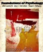 FOUNDATION OF PSYCHOLOGY 1976 PDF电子版封面 0060438320