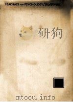 READINGS FOR PSYCHOLOGY（1972 PDF版）