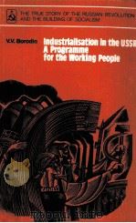 INDUSTRIALISATION IN THE USSR:A PROGRAMME FOR THE WORKING PEOPLE 1980 PDF电子版封面 V.V.BORODIN