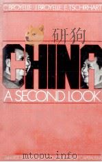 CHINA:A SECOND BOOK 1980 PDF电子版封面 0855275847
