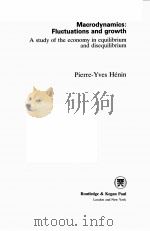 MACRODYNAMICS:FLUCTUATIONS AND GROWTH（1986 PDF版）