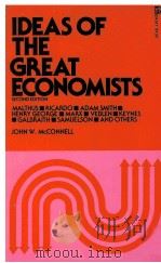 IDEAS OF THE GREAT ECONOMISTS SECOND EDITION（1980 PDF版）