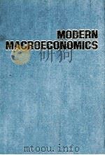MODERN MACOECONOMICS 1982 PDF电子版封面 0860030474 ROBIN BADE