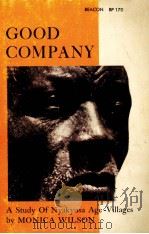 GOOD COMPANY A STUDY OF NYAKUSA AGE- VILLAGES（1967 PDF版）