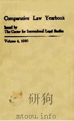 COMPARATIVE LAW YEARBOOK ISSUED BY THE CENTER FOR INTERNATIONAL LEGAL STUDIES 1980 PDF电子版封面 9024730023