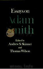 ESSYS ON ADAM SMITH 1975 PDF电子版封面 0198281919