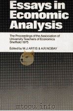ESSAYS IN ECONOMIC ANALYSIS（1975 PDF版）
