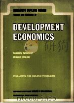 SCHAUM'S OUTLINE SERIES THEORY AND PROBLEMS OF DEVELOPMENT ECONOMICS 1977 PDF电子版封面 0070544948