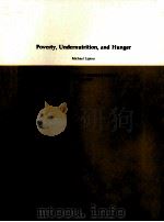 POVERTY UNDERNUTRITION AND HUNGER 1983 PDF电子版封面