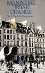 MANAGING URBAN CHANGE VOL 2 1983 PDF电子版封面 9264124780