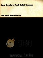 FOOD SECURITY IN FOOD DEFICIT COUNTRIES（1980 PDF版）