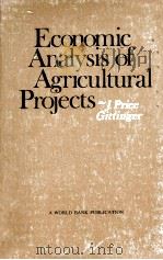 ECONOMIC ANALYSIS OF AGRICULTURAL PROJECTS（1972 PDF版）