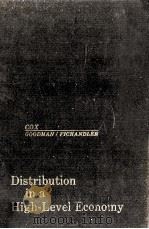 DISTRIBUTION IN A HIGH-LEVEL ECONOMY 1965 PDF电子版封面