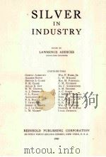 SILVER IN INDUSTRY（1940 PDF版）